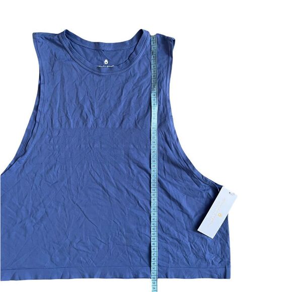 Spiritual Gangster Logo Active Flow Top Size M/L in purple NWT - Picture 7 of 7